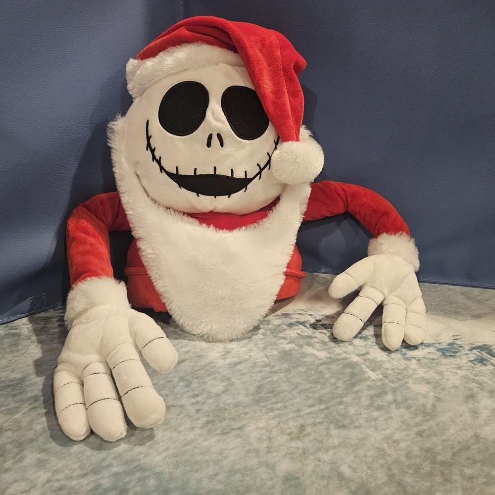 Jack Skellington Santa‎ Plush Tree Topper Nightmare Before Christmas Disney